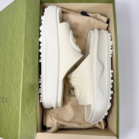 Gucci Interlocking G Platform Slide Sandal - Women’s 11 - Picture 2 of 8